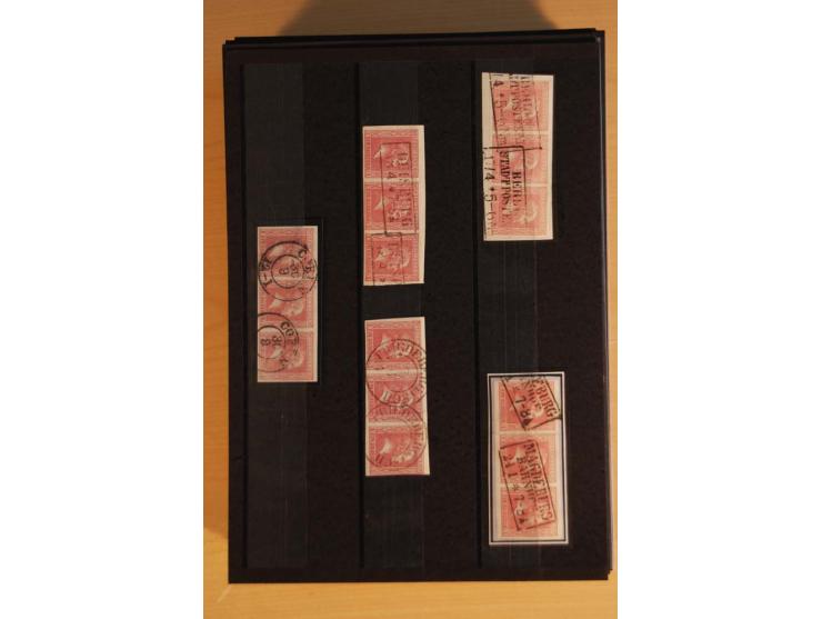 1850/67, sehr reichhaltiger Sammlungsbestand in 8 Kassetten und 3 Briefalben, ab der ersten Ausgabe mit einer Vielzahl von Ei