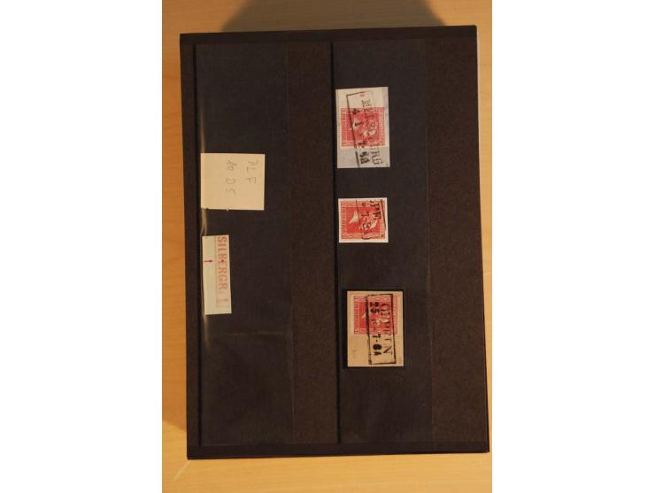 1850/67, sehr reichhaltiger Sammlungsbestand in 8 Kassetten und 3 Briefalben, ab der ersten Ausgabe mit einer Vielzahl von Ei