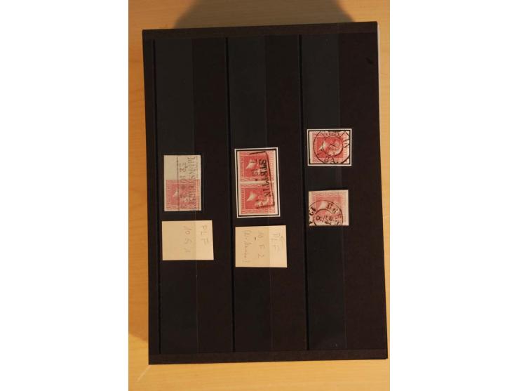 1850/67, sehr reichhaltiger Sammlungsbestand in 8 Kassetten und 3 Briefalben, ab der ersten Ausgabe mit einer Vielzahl von Ei