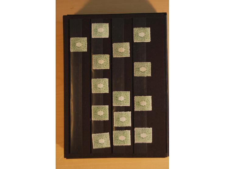 1850/67, umfangreicher Sammlungsbestand mit rund 160 Briefen und Ganzsachen, dabei rund 40 Nr 1 mit auch besseren Stempeln un