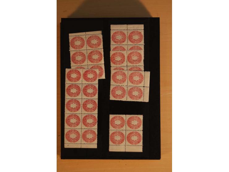 1850/67, umfangreicher Sammlungsbestand mit rund 160 Briefen und Ganzsachen, dabei rund 40 Nr 1 mit auch besseren Stempeln un