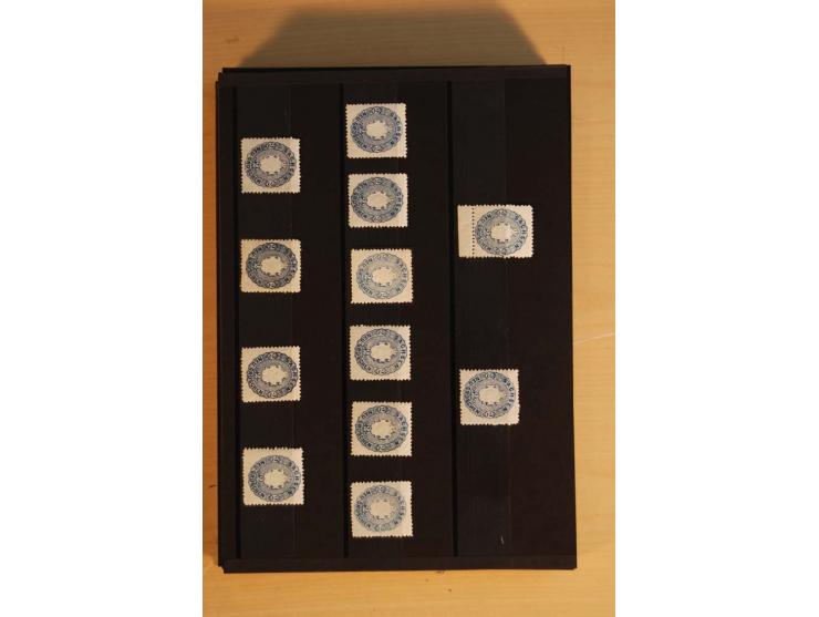 1850/67, umfangreicher Sammlungsbestand mit rund 160 Briefen und Ganzsachen, dabei rund 40 Nr 1 mit auch besseren Stempeln un