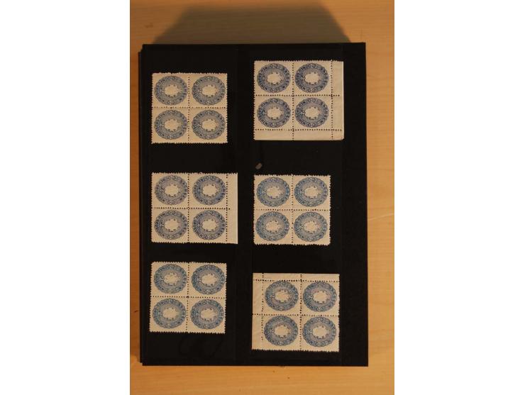 1850/67, umfangreicher Sammlungsbestand mit rund 160 Briefen und Ganzsachen, dabei rund 40 Nr 1 mit auch besseren Stempeln un
