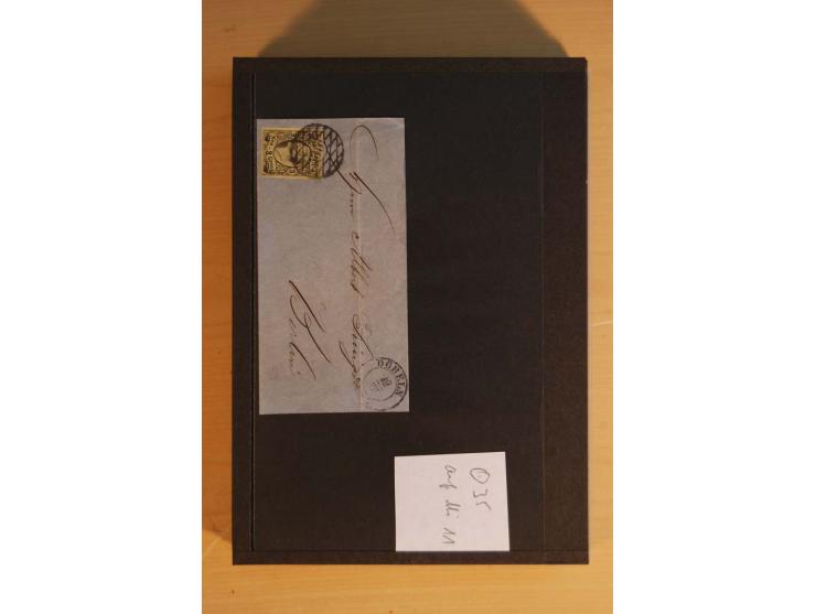 1850/67, umfangreicher Sammlungsbestand mit rund 160 Briefen und Ganzsachen, dabei rund 40 Nr 1 mit auch besseren Stempeln un