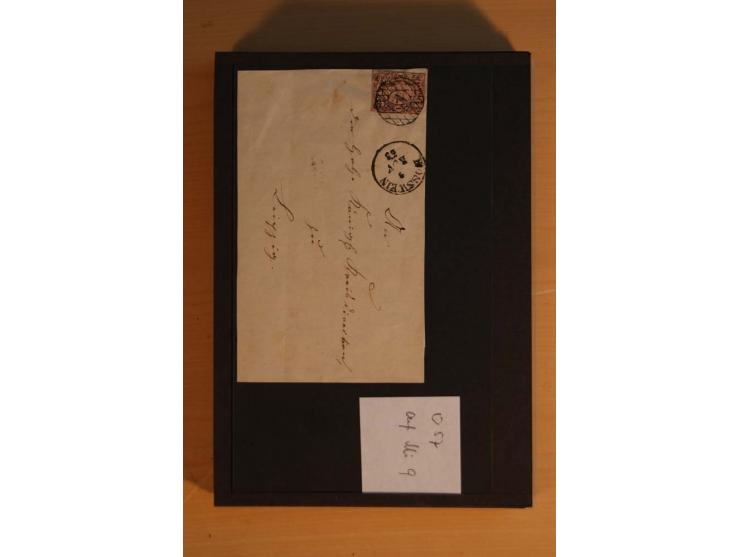 1850/67, umfangreicher Sammlungsbestand mit rund 160 Briefen und Ganzsachen, dabei rund 40 Nr 1 mit auch besseren Stempeln un