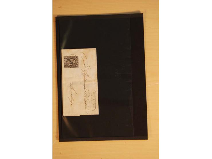 1850/67, umfangreicher Sammlungsbestand mit rund 160 Briefen und Ganzsachen, dabei rund 40 Nr 1 mit auch besseren Stempeln un
