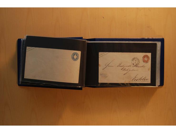 1850/67, umfangreicher Sammlungsbestand mit rund 160 Briefen und Ganzsachen, dabei rund 40 Nr 1 mit auch besseren Stempeln un