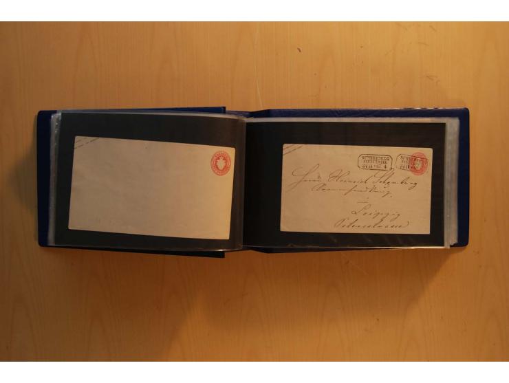 1850/67, umfangreicher Sammlungsbestand mit rund 160 Briefen und Ganzsachen, dabei rund 40 Nr 1 mit auch besseren Stempeln un