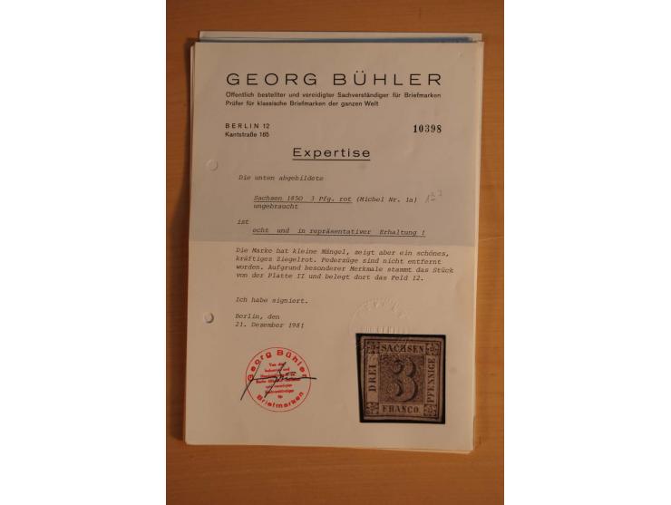 1850/67, umfangreicher Sammlungsbestand mit rund 160 Briefen und Ganzsachen, dabei rund 40 Nr 1 mit auch besseren Stempeln un