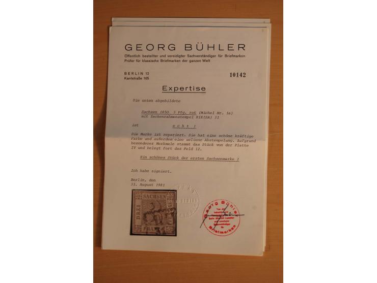 1850/67, umfangreicher Sammlungsbestand mit rund 160 Briefen und Ganzsachen, dabei rund 40 Nr 1 mit auch besseren Stempeln un