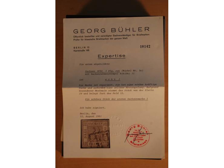 1850/67, umfangreicher Sammlungsbestand mit rund 160 Briefen und Ganzsachen, dabei rund 40 Nr 1 mit auch besseren Stempeln un
