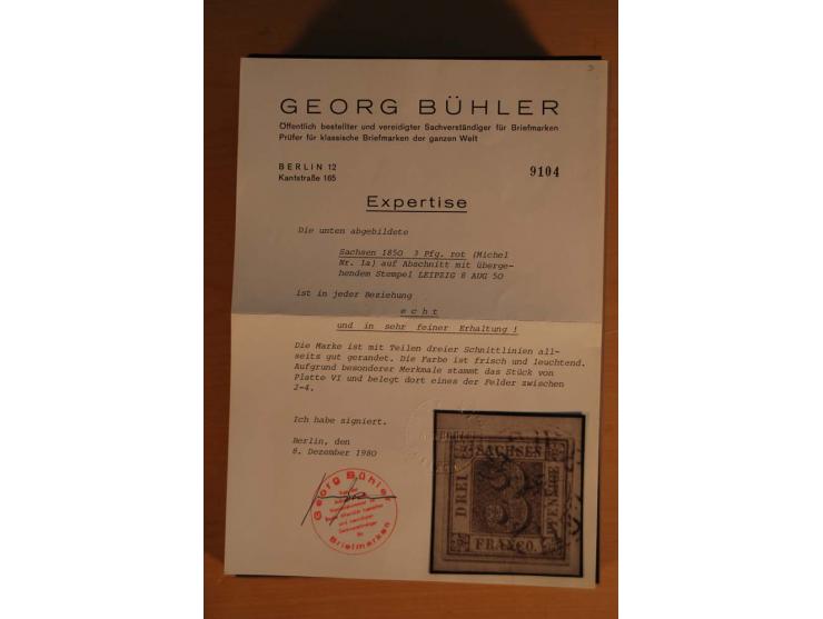 1850/67, umfangreicher Sammlungsbestand mit rund 160 Briefen und Ganzsachen, dabei rund 40 Nr 1 mit auch besseren Stempeln un