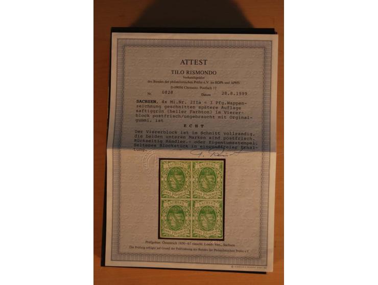 1850/67, umfangreicher Sammlungsbestand mit rund 160 Briefen und Ganzsachen, dabei rund 40 Nr 1 mit auch besseren Stempeln un
