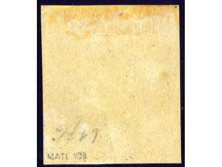 Maschinenpaper: 1 Kr. hellockergelb, Type Ib, farbfrisch und allseits gut gerandet, sauber ungebraucht, Kabinett, sign. Matl 