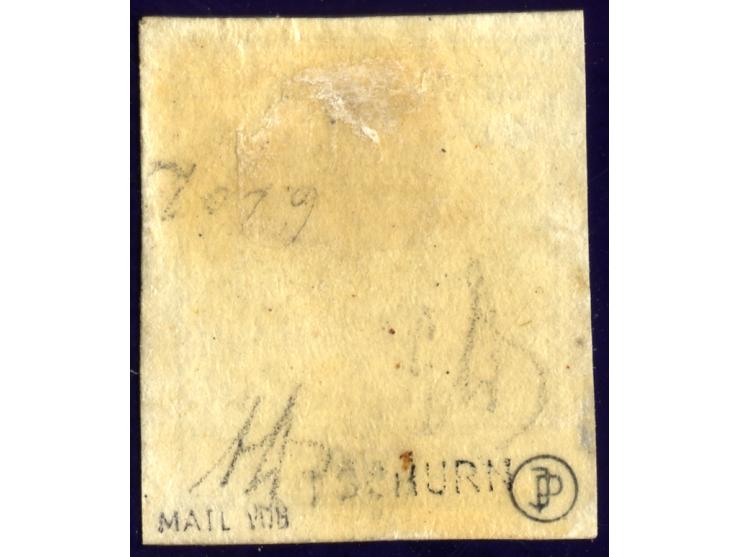 2 Kr. schwarz, Type IIIb, farbfrisch und allseits gut gerandet, ungebraucht, Kabinett, sign. Diena und Fotoattest Matl