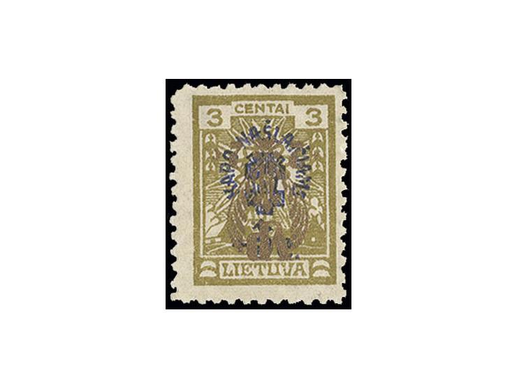  1926, Orphanage 2 c. with double overprint, one inverted, unused, tiny faults, short certificate Klein