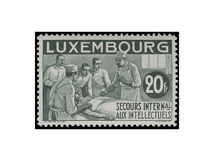 1935, intellectuals, 5c. - 20 fr. complete, unhinged mint