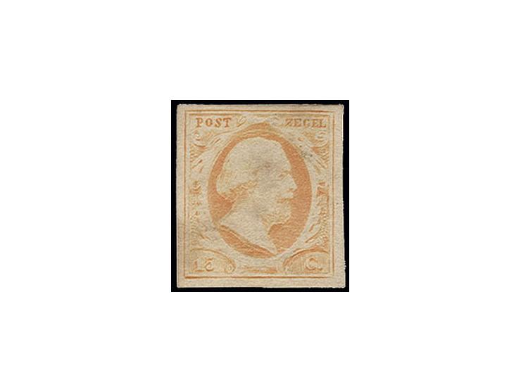 1852, 15 c. orange, good to wide margins and fresh colour, unused with somewhat brownish o.g., still fine