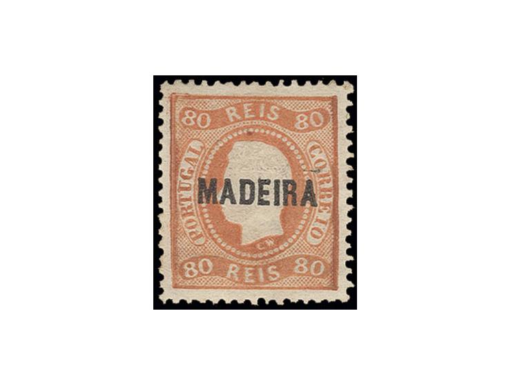  80 r. orange, unused, little unfresh, otherwise fine