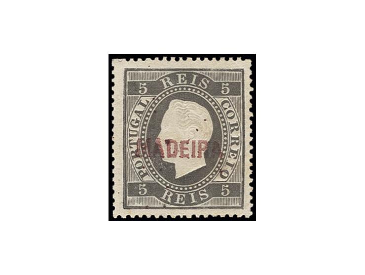 SOBREGANCAN B: 5 r. black, unused, fine
