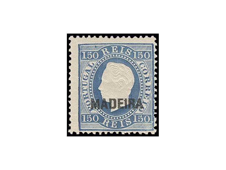 150 r. blue, fresh colour and good perforation, unused, lightly hinged, very fine