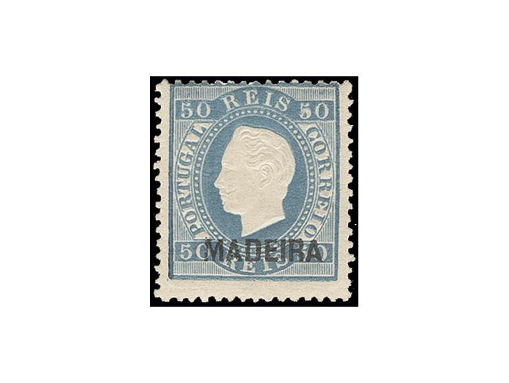 SOBREGANCA C:  50 r. blue, unused, fine