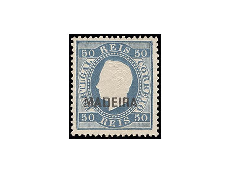  50 r. blue, unused, fine