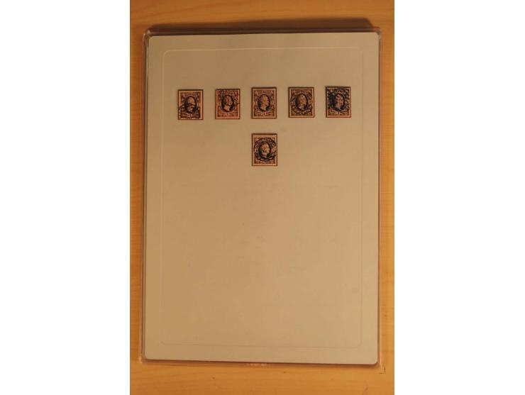 SAMMLUNG MARKEN: 1850/67, ungebrauchte und gestempelte reichhaltige Sammlung, beginnend mit 12 Stück Nr. 1 (teils Randstücke)