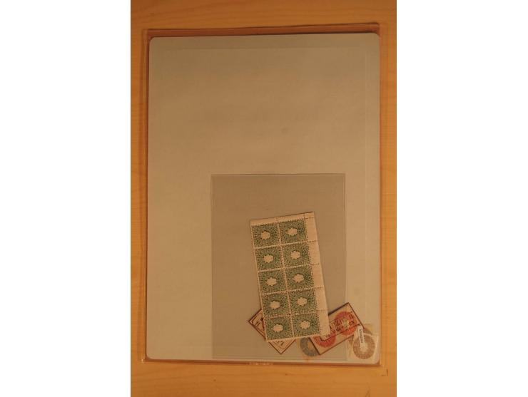 SAMMLUNG MARKEN: 1850/67, ungebrauchte und gestempelte reichhaltige Sammlung, beginnend mit 12 Stück Nr. 1 (teils Randstücke)