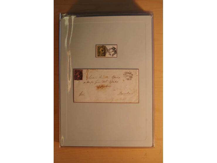 STEMPELSAMMLUNG: Sammlung von über 1200 meist frankierten Briefen sowie rund 350 losen Marke und Briefstücken, dabei viele Fr