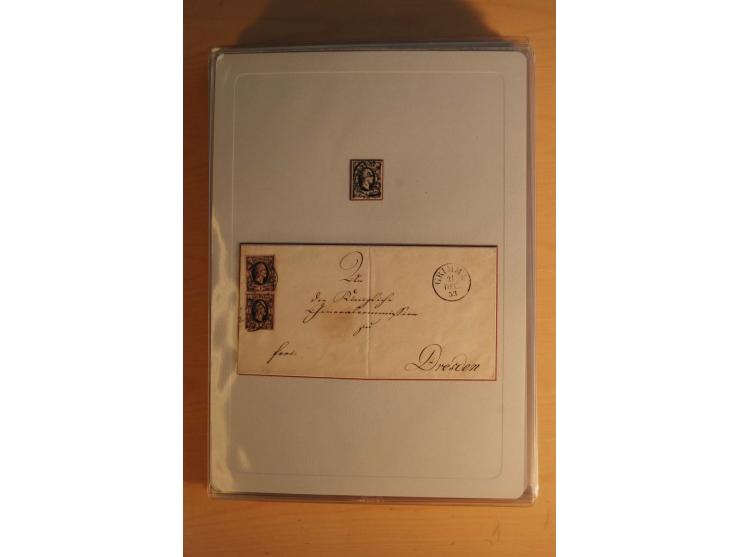 STEMPELSAMMLUNG: Sammlung von über 1200 meist frankierten Briefen sowie rund 350 losen Marke und Briefstücken, dabei viele Fr