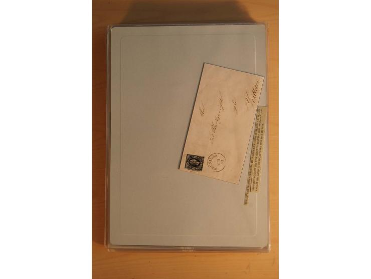 STEMPELSAMMLUNG: Sammlung von über 1200 meist frankierten Briefen sowie rund 350 losen Marke und Briefstücken, dabei viele Fr