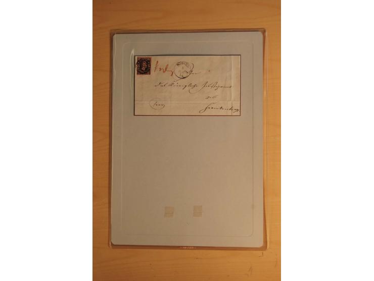 STEMPELSAMMLUNG: Sammlung von über 1200 meist frankierten Briefen sowie rund 350 losen Marke und Briefstücken, dabei viele Fr