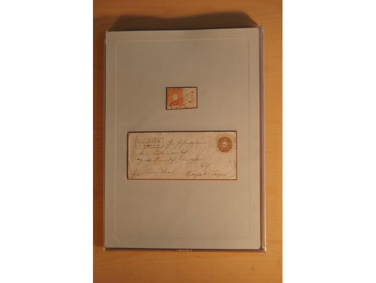 STEMPELSAMMLUNG: Sammlung von über 1200 meist frankierten Briefen sowie rund 350 losen Marke und Briefstücken, dabei viele Fr