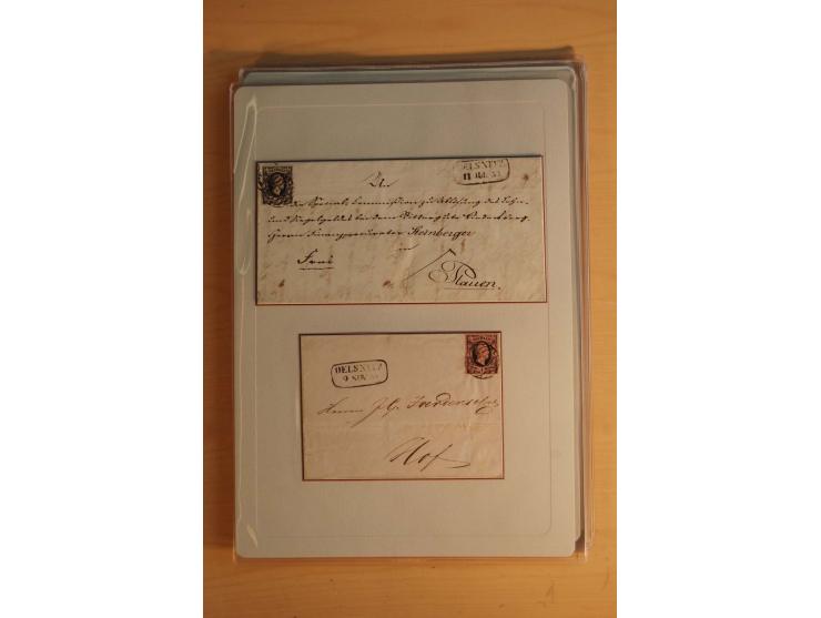 STEMPELSAMMLUNG: Sammlung von über 1200 meist frankierten Briefen sowie rund 350 losen Marke und Briefstücken, dabei viele Fr