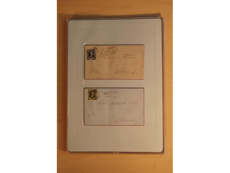 STEMPELSAMMLUNG: Sammlung von über 1200 meist frankierten Briefen sowie rund 350 losen Marke und Briefstücken, dabei viele Fr