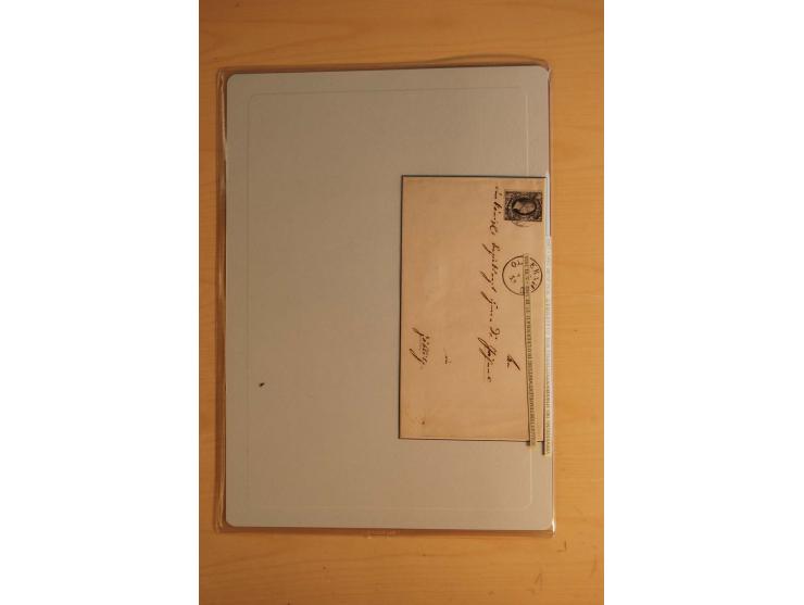 STEMPELSAMMLUNG: Sammlung von über 1200 meist frankierten Briefen sowie rund 350 losen Marke und Briefstücken, dabei viele Fr