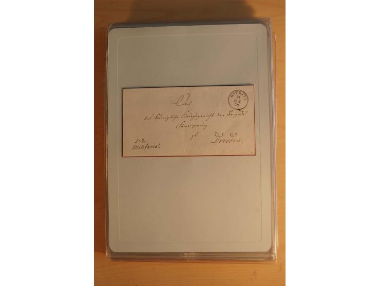 STEMPELSAMMLUNG: Sammlung von über 1200 meist frankierten Briefen sowie rund 350 losen Marke und Briefstücken, dabei viele Fr
