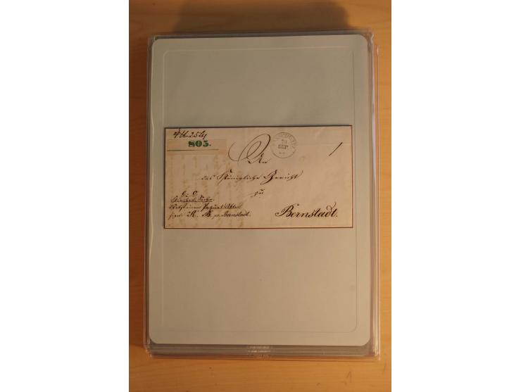 STEMPELSAMMLUNG: Sammlung von über 1200 meist frankierten Briefen sowie rund 350 losen Marke und Briefstücken, dabei viele Fr