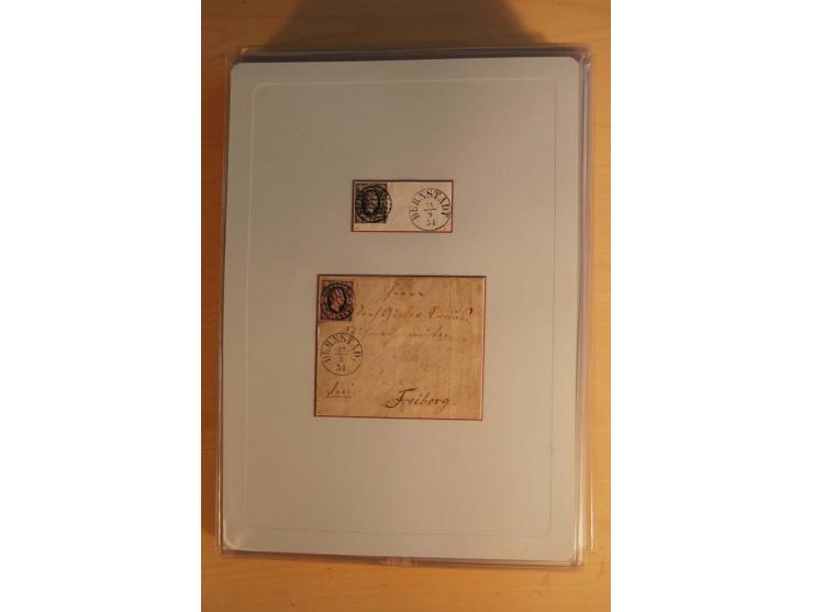 STEMPELSAMMLUNG: Sammlung von über 1200 meist frankierten Briefen sowie rund 350 losen Marke und Briefstücken, dabei viele Fr