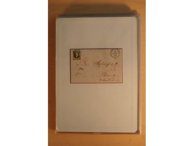 STEMPELSAMMLUNG: Sammlung von über 1200 meist frankierten Briefen sowie rund 350 losen Marke und Briefstücken, dabei viele Fr
