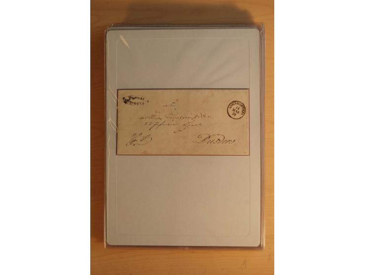 STEMPELSAMMLUNG: Sammlung von über 1200 meist frankierten Briefen sowie rund 350 losen Marke und Briefstücken, dabei viele Fr