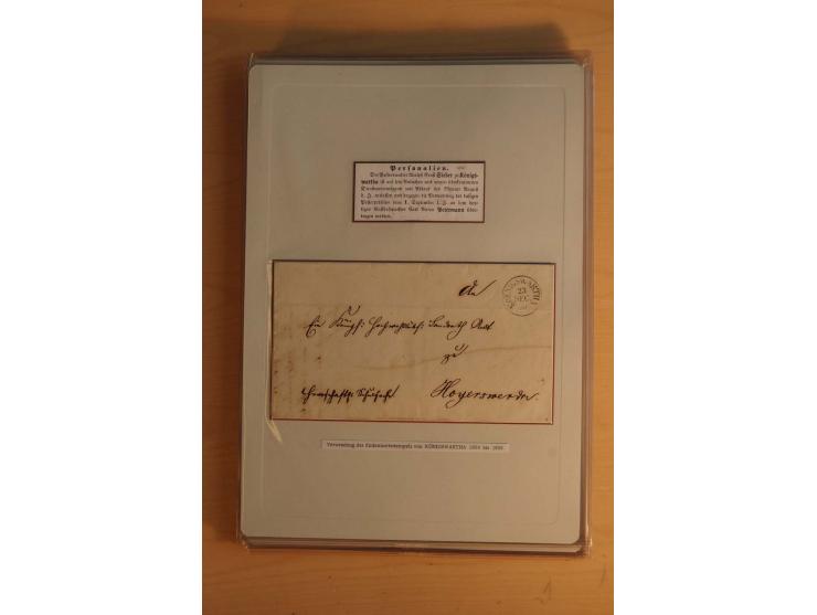 STEMPELSAMMLUNG: Sammlung von über 1200 meist frankierten Briefen sowie rund 350 losen Marke und Briefstücken, dabei viele Fr