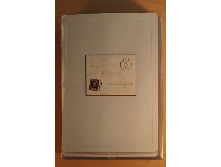 STEMPELSAMMLUNG: Sammlung von über 1200 meist frankierten Briefen sowie rund 350 losen Marke und Briefstücken, dabei viele Fr