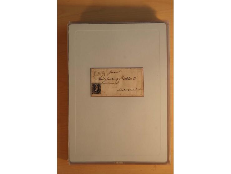 STEMPELSAMMLUNG: Sammlung von über 1200 meist frankierten Briefen sowie rund 350 losen Marke und Briefstücken, dabei viele Fr
