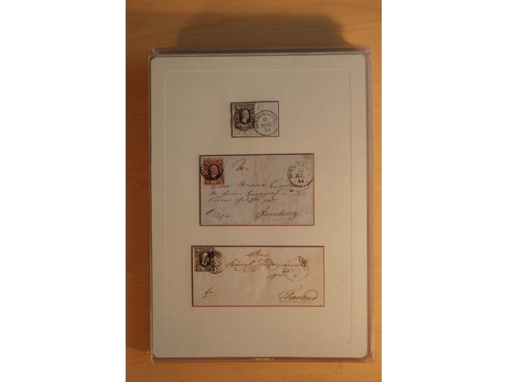 STEMPELSAMMLUNG: Sammlung von über 1200 meist frankierten Briefen sowie rund 350 losen Marke und Briefstücken, dabei viele Fr