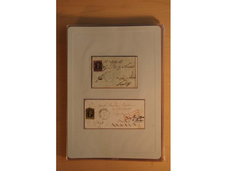 STEMPELSAMMLUNG: Sammlung von über 1200 meist frankierten Briefen sowie rund 350 losen Marke und Briefstücken, dabei viele Fr