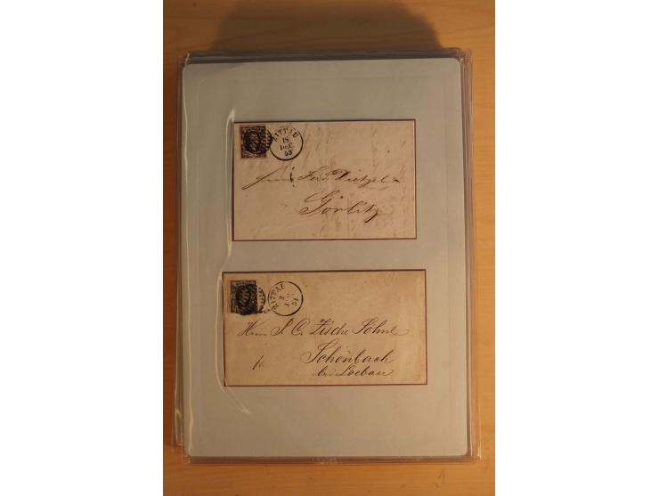 STEMPELSAMMLUNG: Sammlung von über 1200 meist frankierten Briefen sowie rund 350 losen Marke und Briefstücken, dabei viele Fr