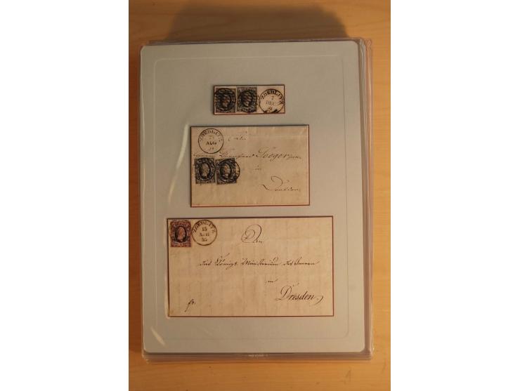 STEMPELSAMMLUNG: Sammlung von über 1200 meist frankierten Briefen sowie rund 350 losen Marke und Briefstücken, dabei viele Fr