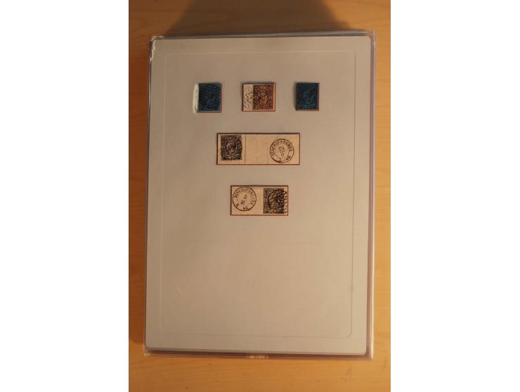 STEMPELSAMMLUNG: Sammlung von über 1200 meist frankierten Briefen sowie rund 350 losen Marke und Briefstücken, dabei viele Fr